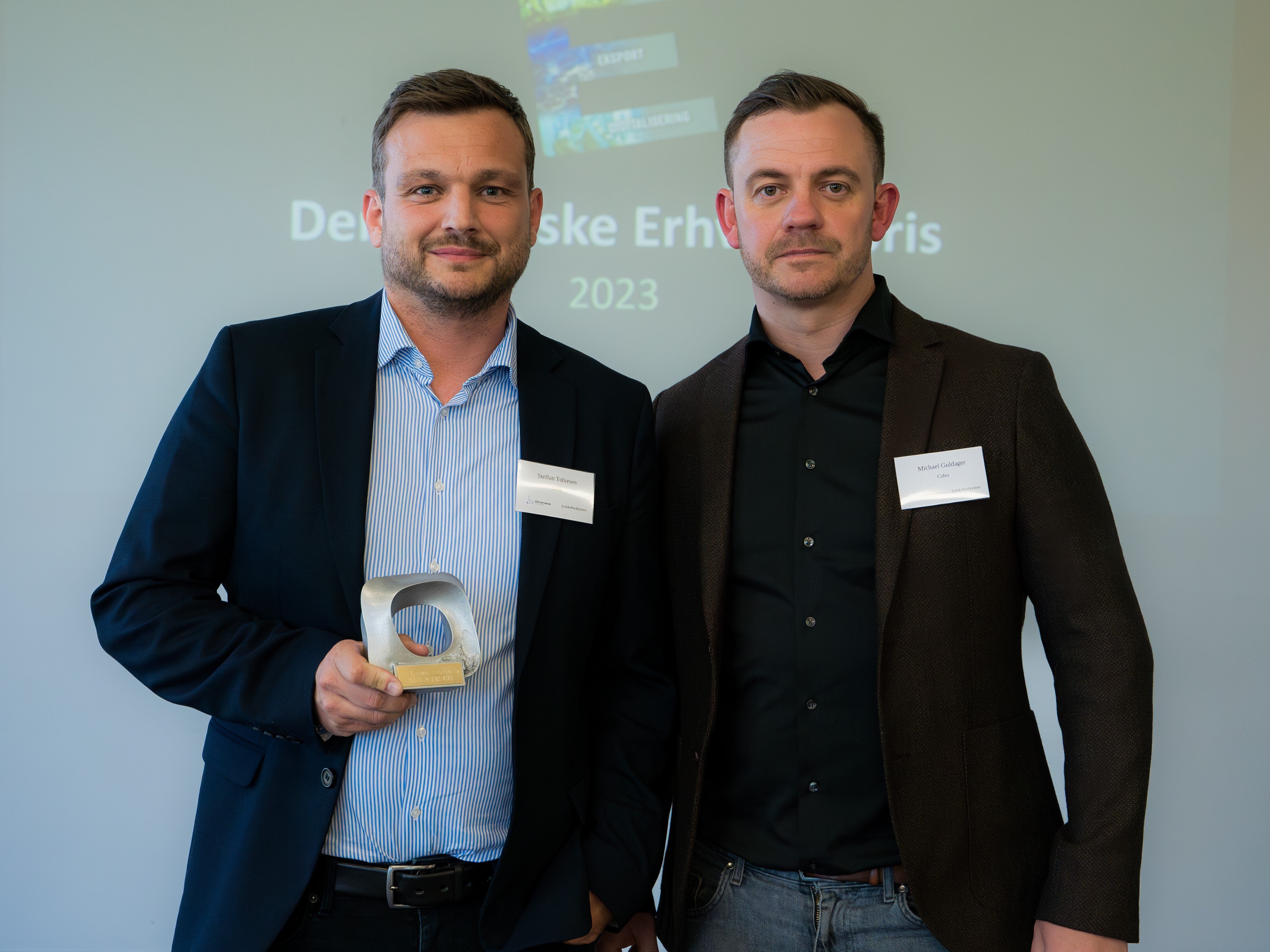 Kaffevirksomheden Cafeu fra Esbjerg løb med prisen for digitalisering 2023